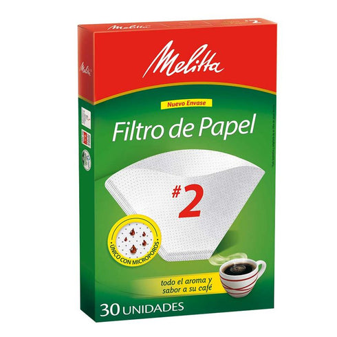filtro para cafe n2 30u cono display